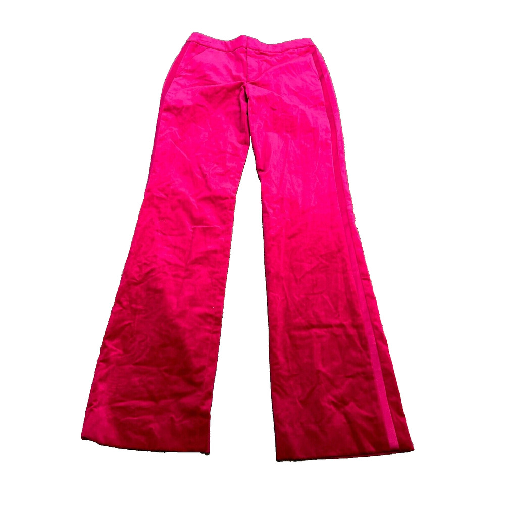 Generation Love‎ Women's Stretch Flared Leg Trouser Dress Pants in Red Size 2